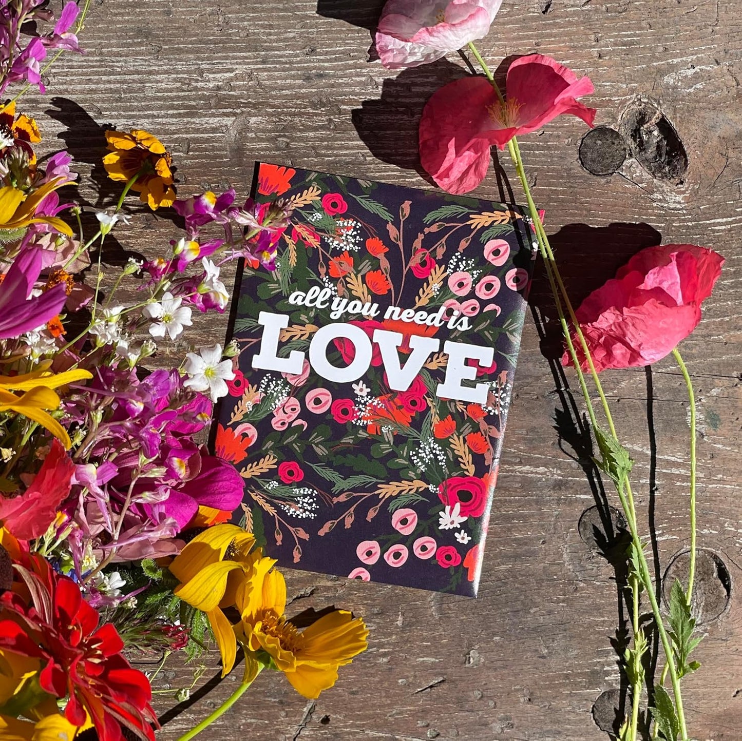 All You Need is Love Bouquet 25 Wildflower Packets for Planting, Perfect Valentines Gift, Garden Seeds to Grow Live Plants, Flowers